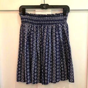 SOLD! Faded Glory cotton crepe pull-on skirt batik 4-6